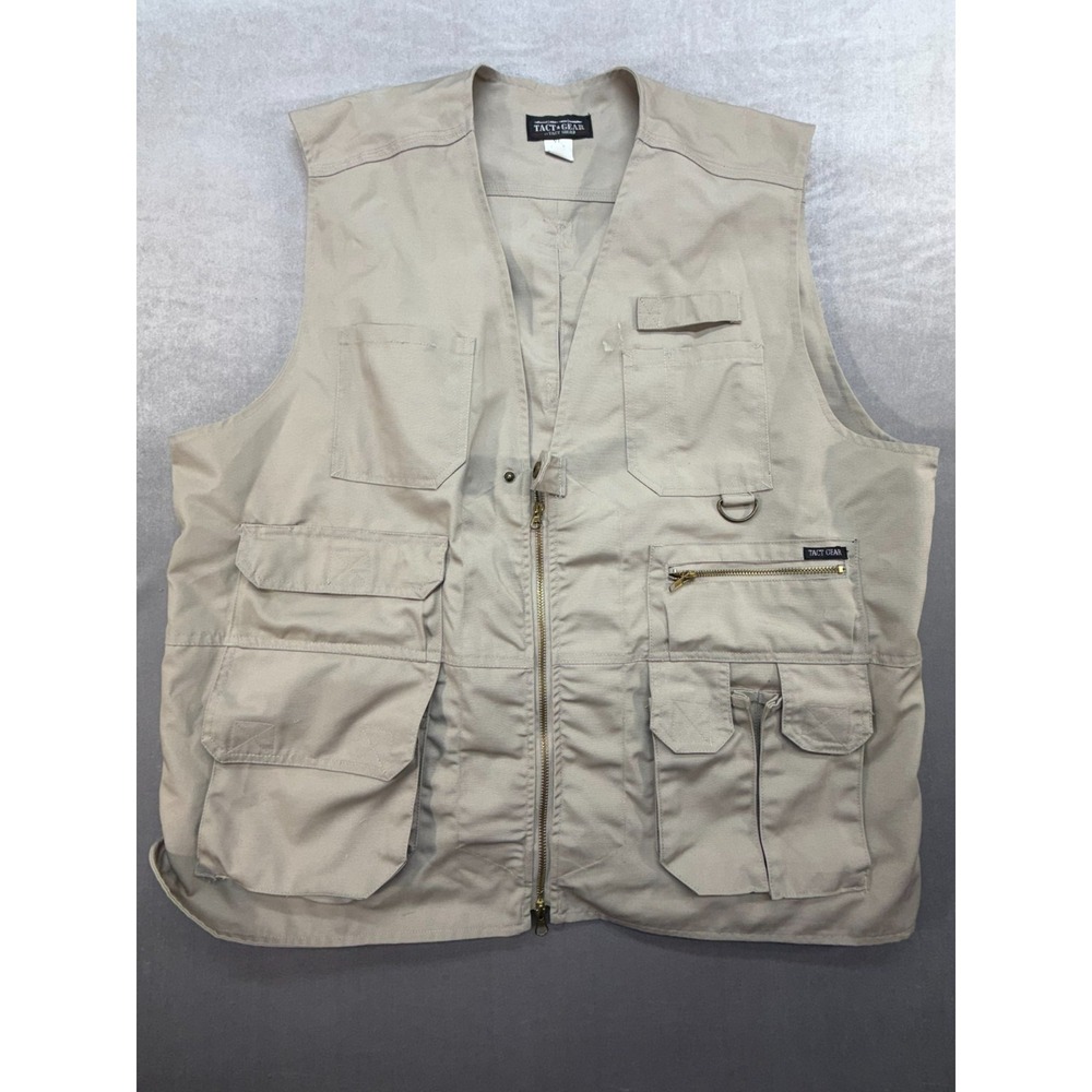 Tact Gear Tactical Vest Tan Size XL